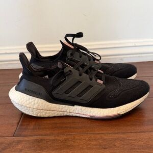 Adidas Black and White Ultraboost Shoes